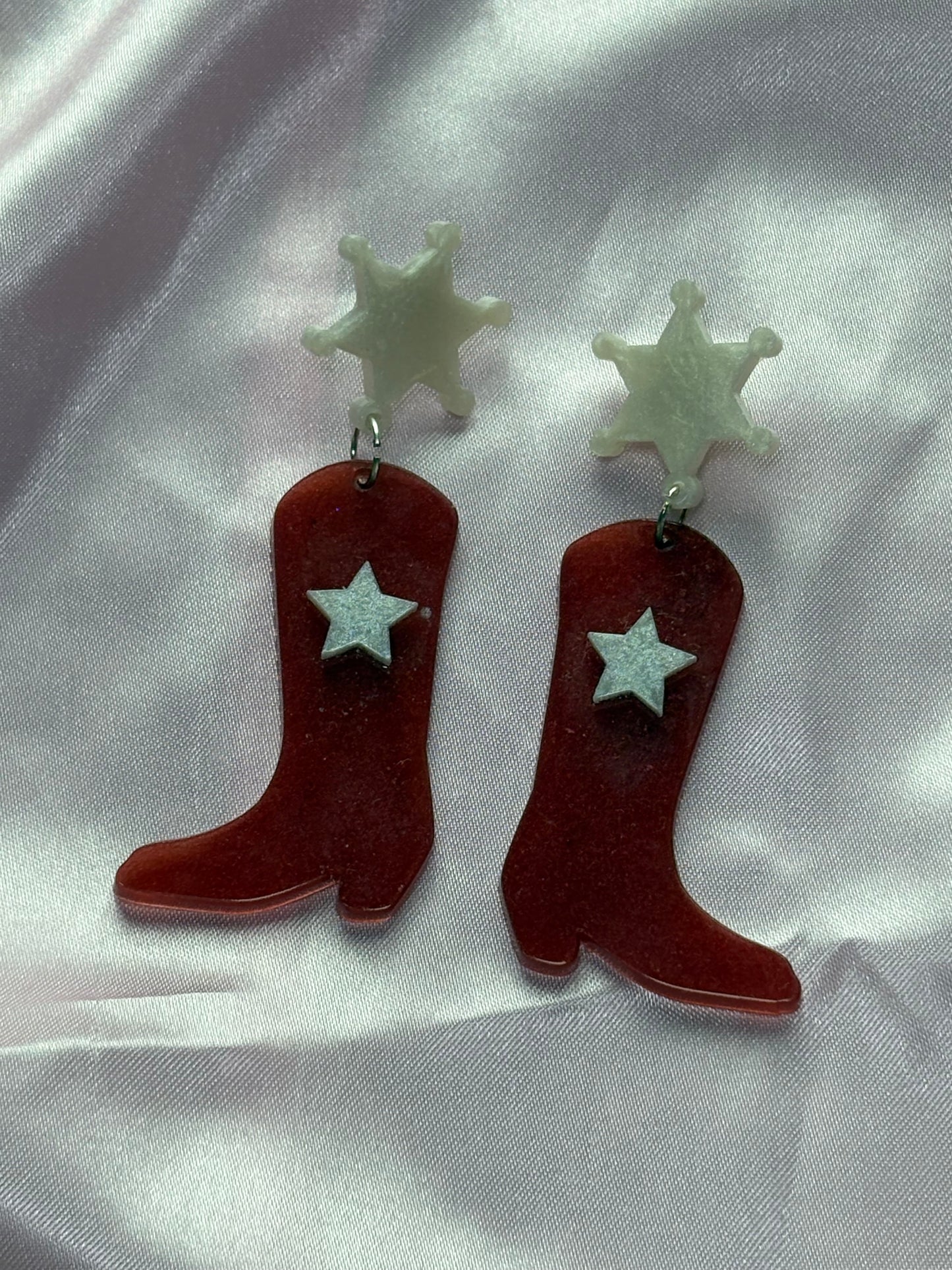 Yee-Haw - Handmade Cowboy Boot Earrings