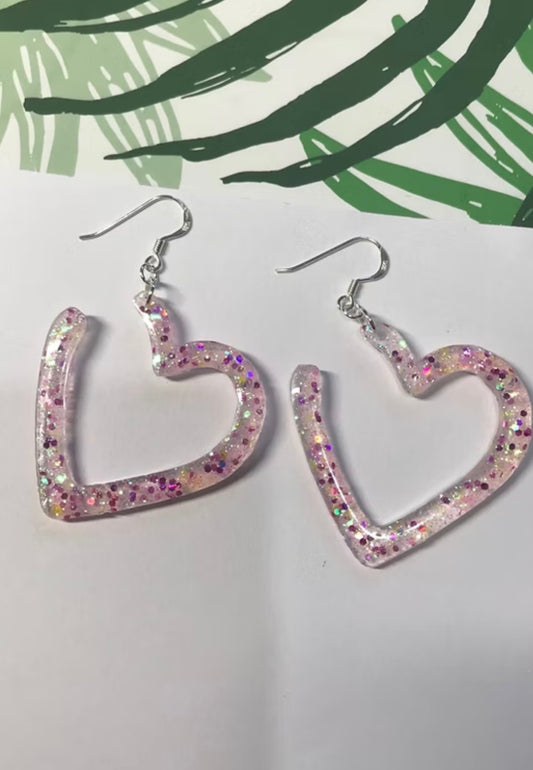 Heart Breaker - Handmade Heart Earrings