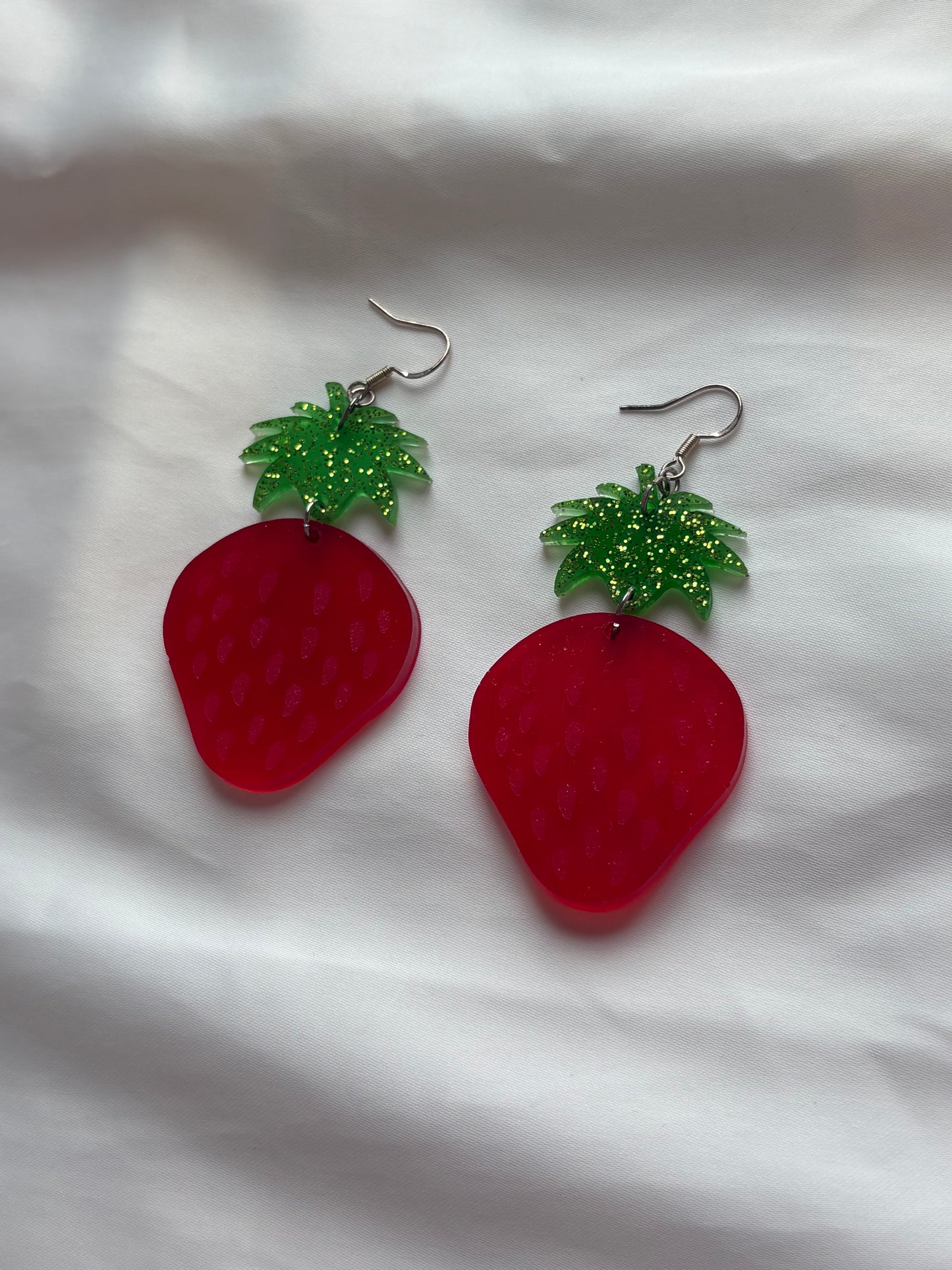 Let’s JAM - Handmade Strawberry Earrings