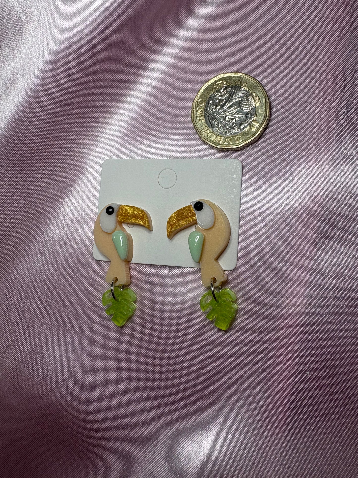 Toucan Play At That Game - Handmade Toucan Earrings
