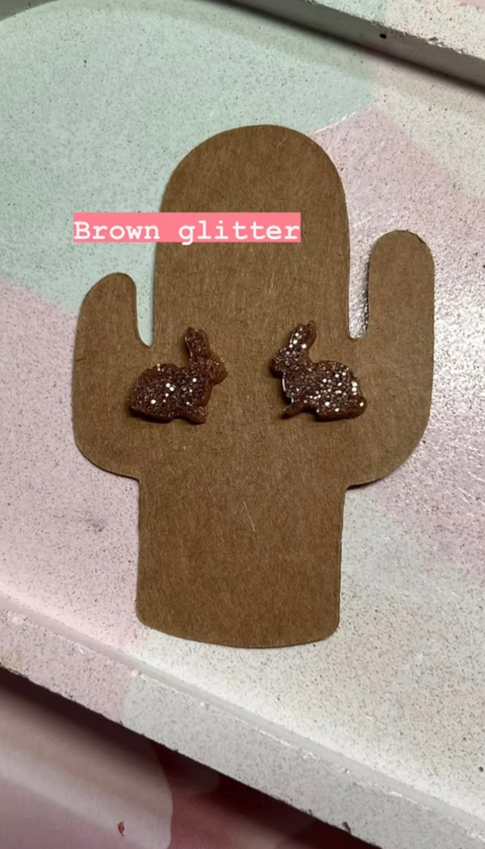 Baby Bunny - Handmade Bunny Stud Earrings
