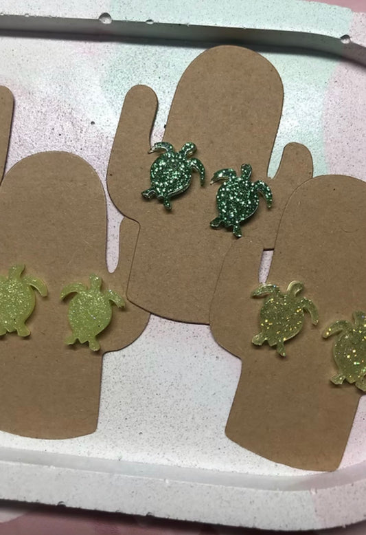 Slow & Steady – Turtle Earrings