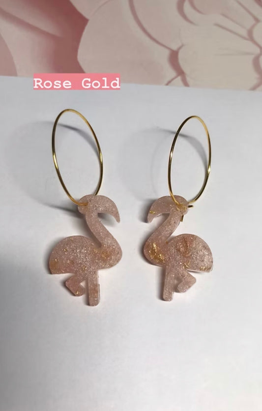 Flamingle - Handmade Flamingo Earrings