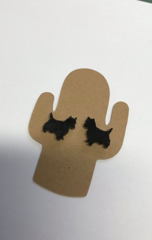 Westie Bestie – Westie dog Earrings Studs