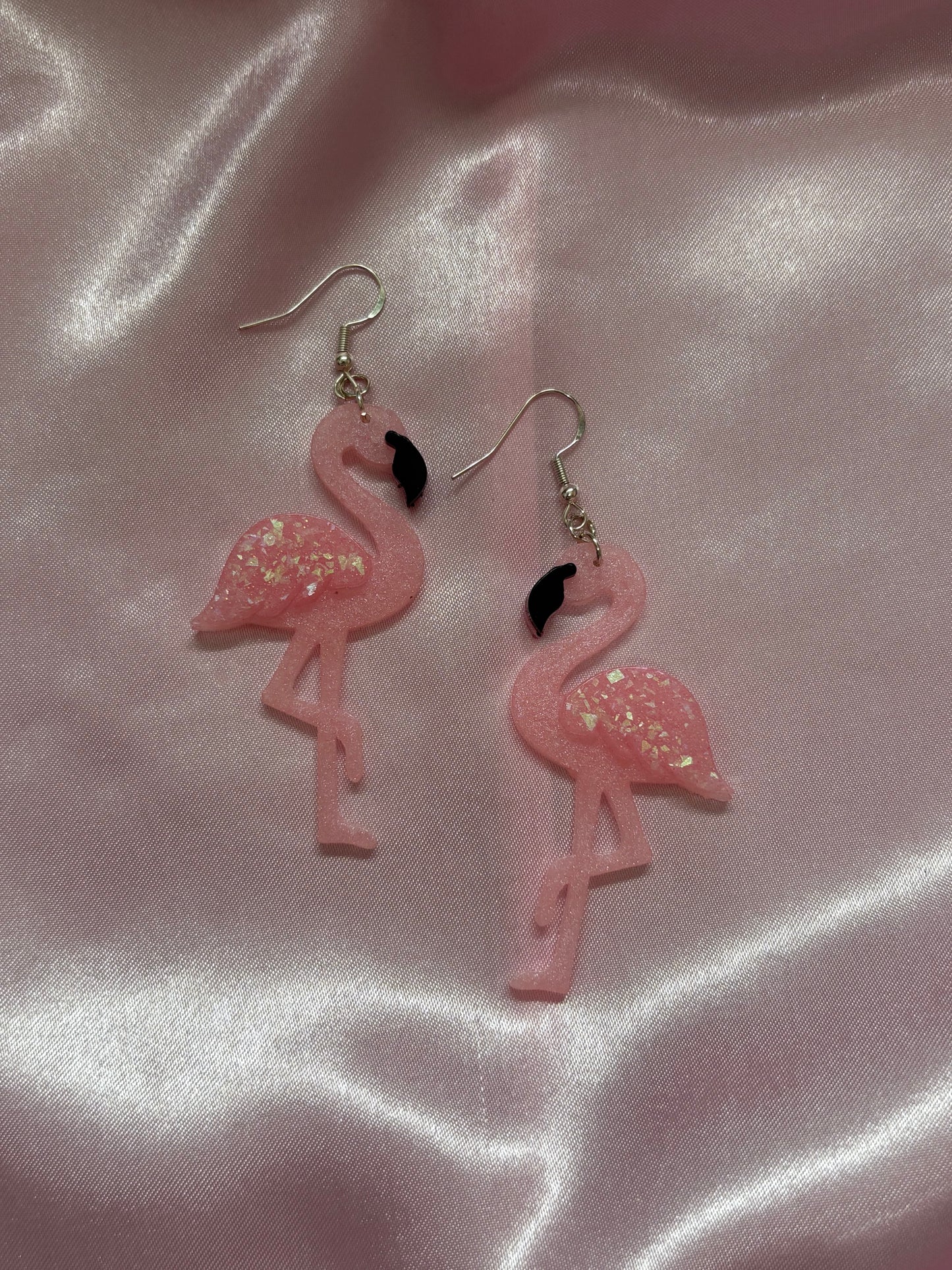 You flamin-GO Gurl! - Handmade Flamingo Earrings