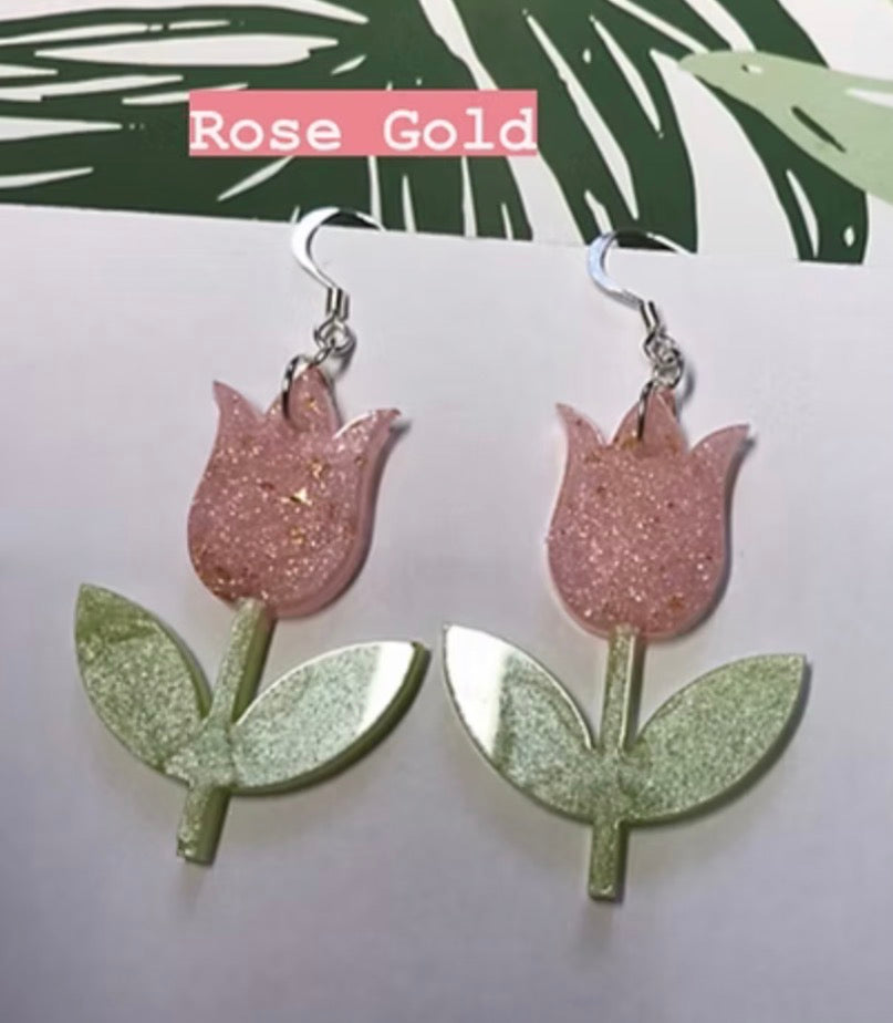In Full Bloom - Handmade Flower Earrings