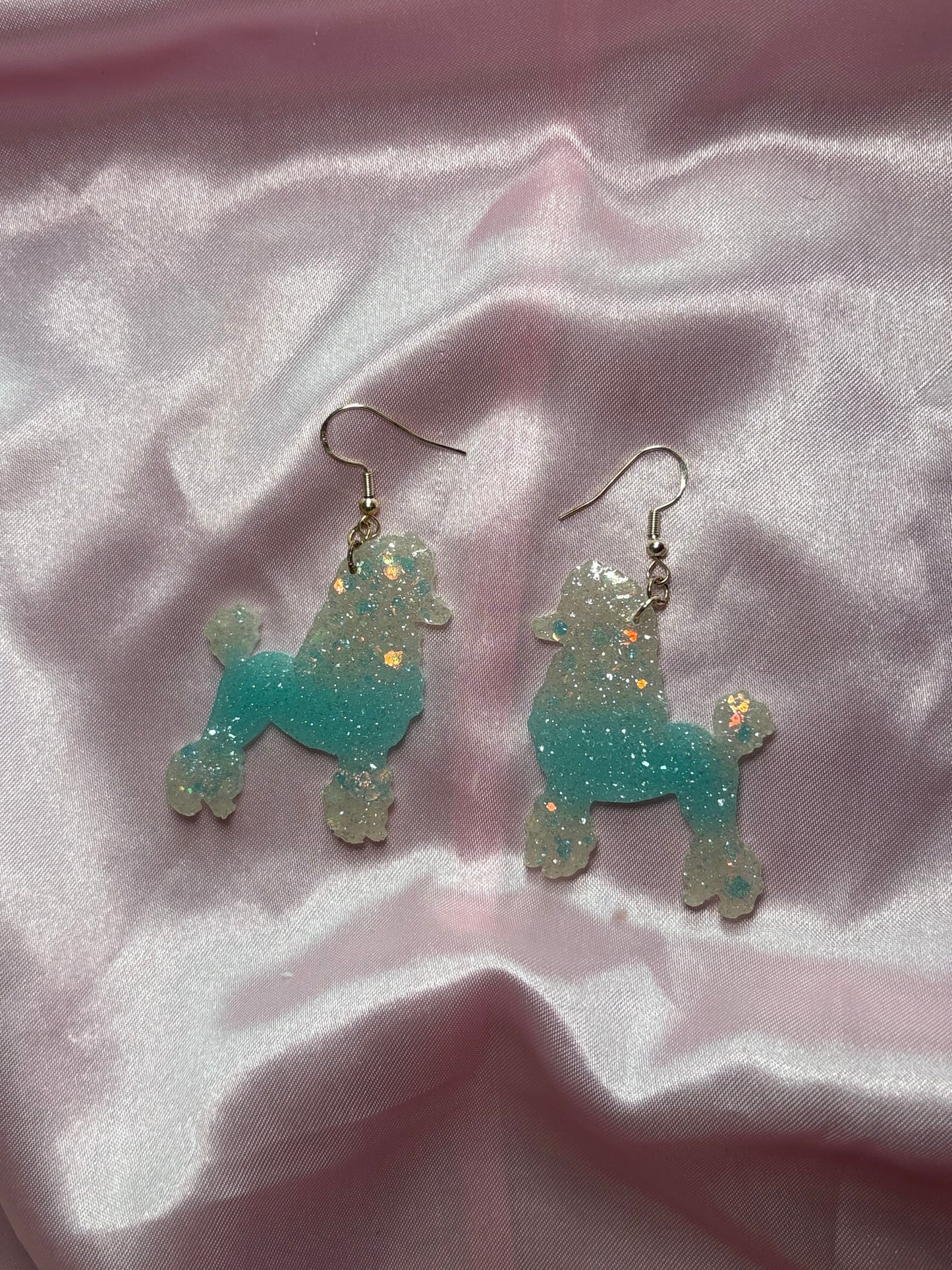 Penelope the Poodle - Handmade Poodle Earrings
