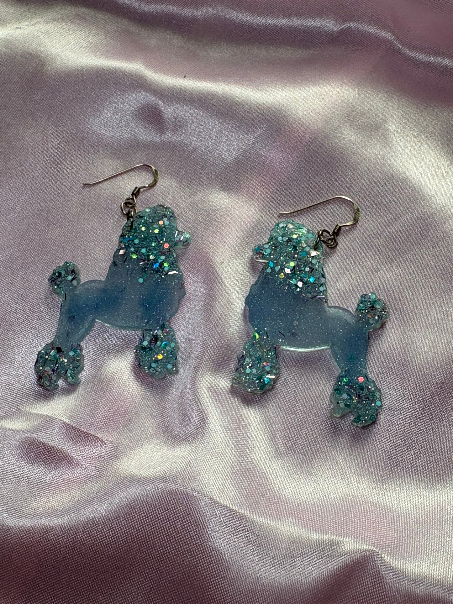 Penelope the Poodle - Handmade Poodle Earrings