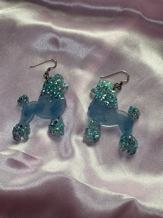 Penelope the Poodle - Handmade Poodle Earrings