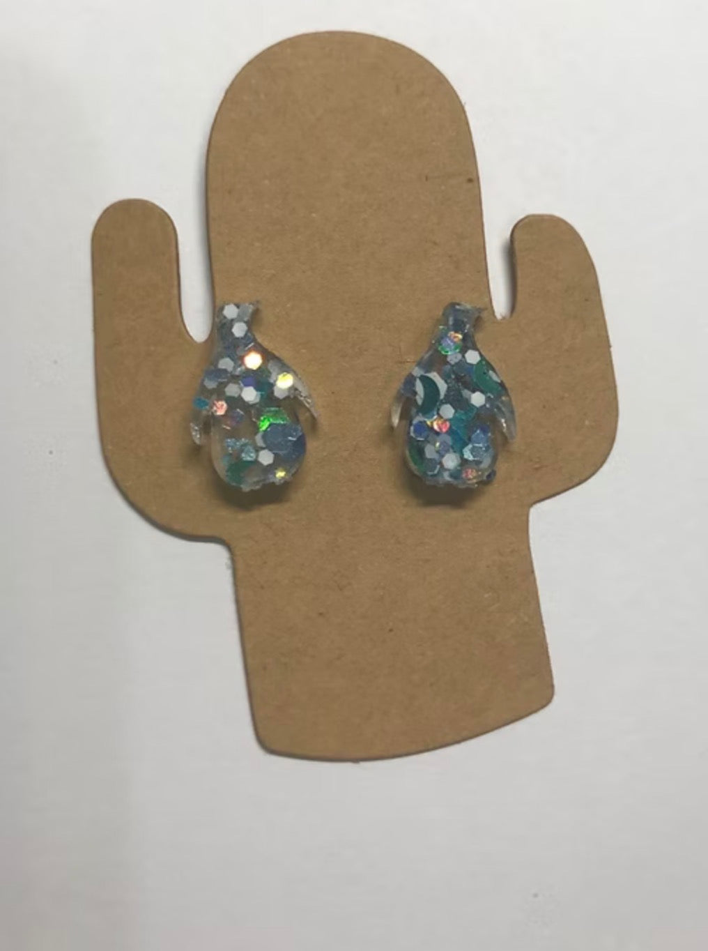 Mr Popper - Handmade Penguin Stud Earrings