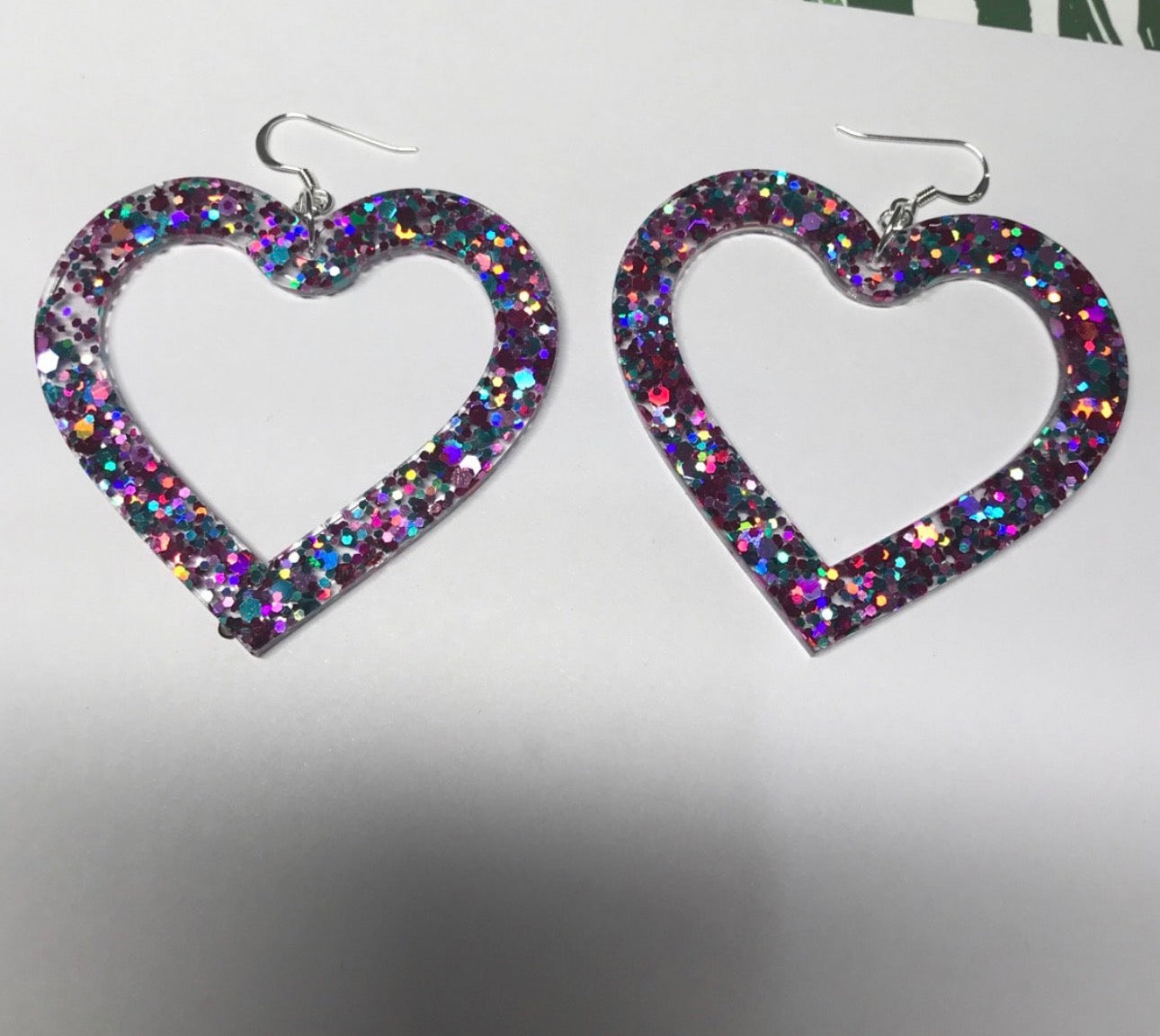 Extra Large Lovin’ - Handmade Heart Earrings