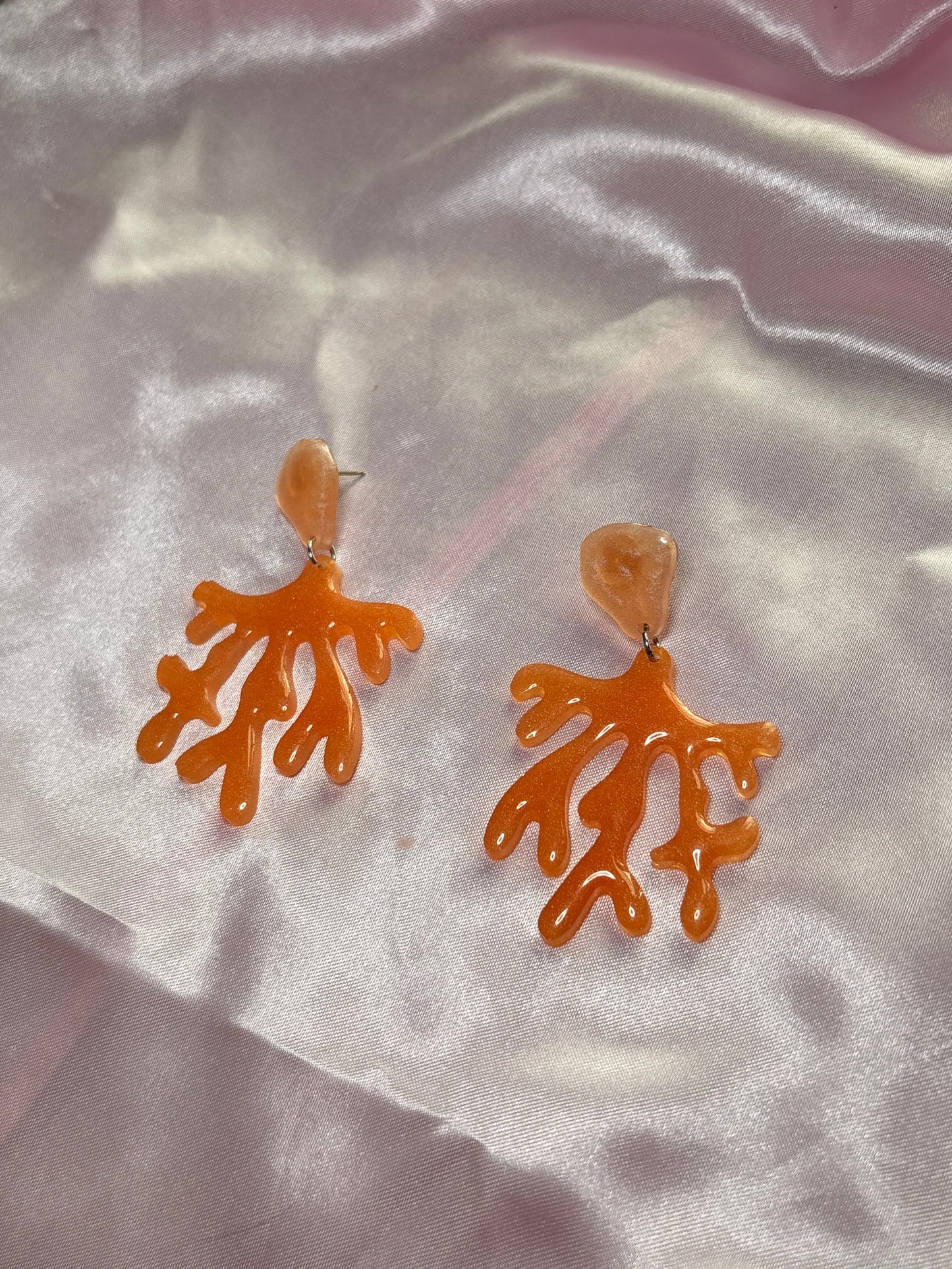 Gnarley bro! - Handmade Coral Reef Earrings
