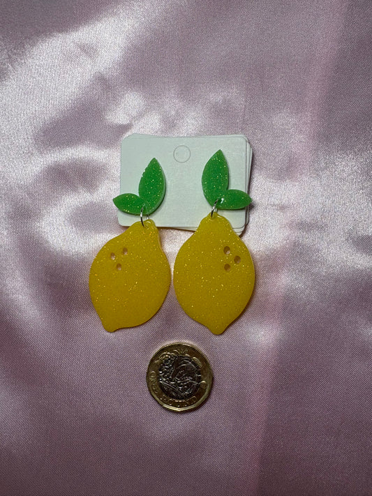 Lemon Squeezy - Handmade Lemon Earrings