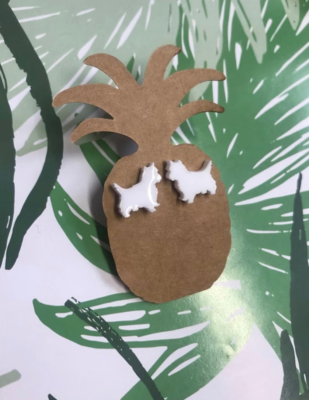 Westie Bestie – Westie dog Earrings Studs