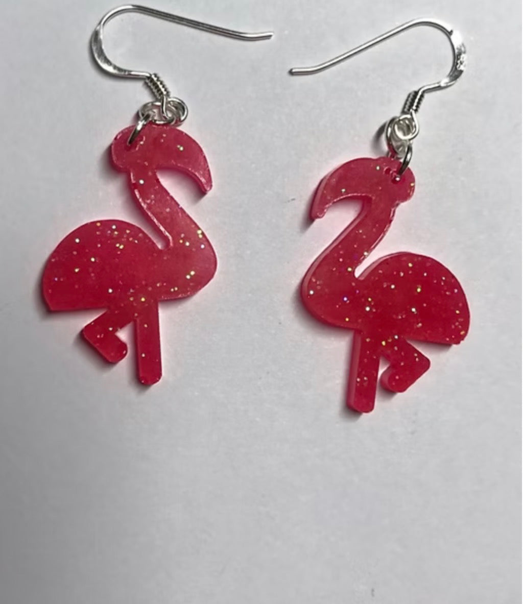 Flamingle - Handmade Flamingo Earrings