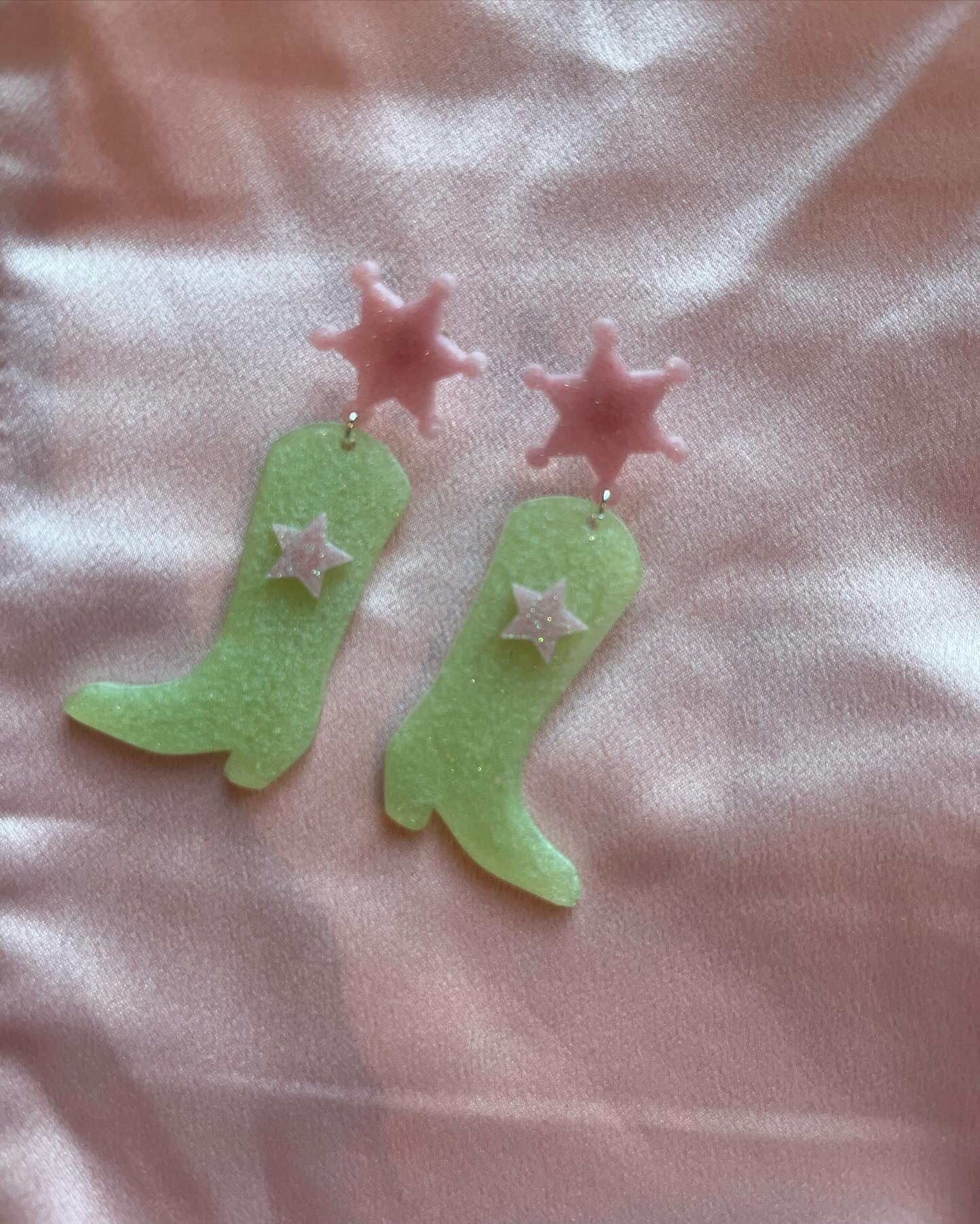 Yee-Haw - Handmade Cowboy Boot Earrings