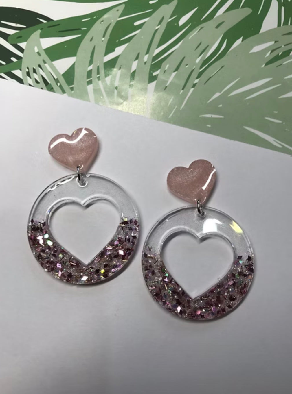 Cut it out - Handmade Heart Earrings