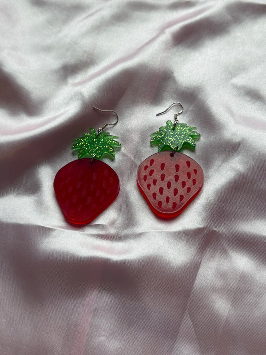 Let’s JAM - Handmade Strawberry Earrings