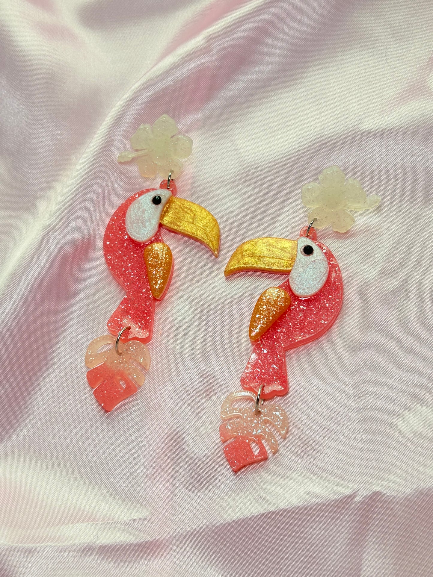 Toucan Play At That Game - Handmade Toucan Earrings