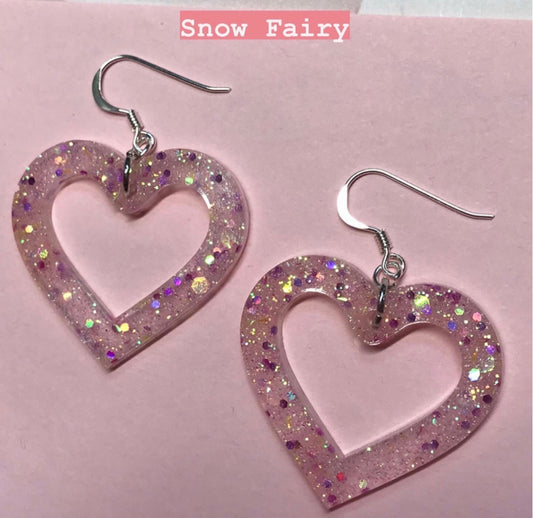 Love Language - Handmade Heart Earrings