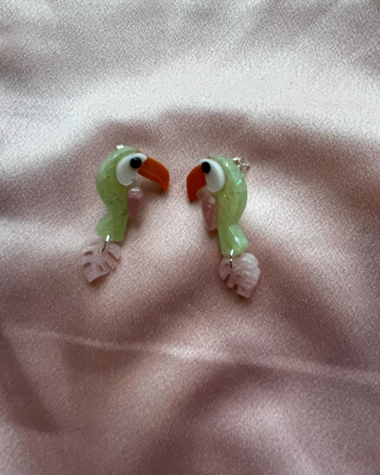 Toucan Play At That Game - Handmade Toucan Earrings