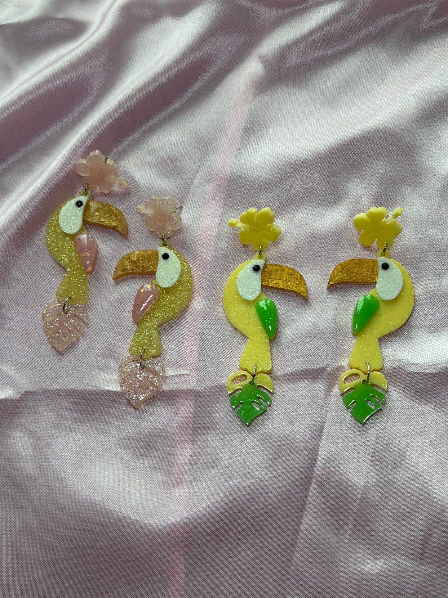 Toucan Play At That Game - Handmade Toucan Earrings