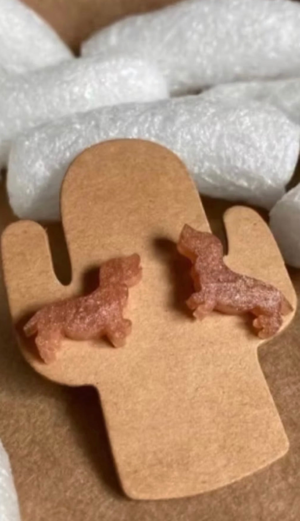Sausage Dogs - Handmade Sausage Dog Stud Earrings