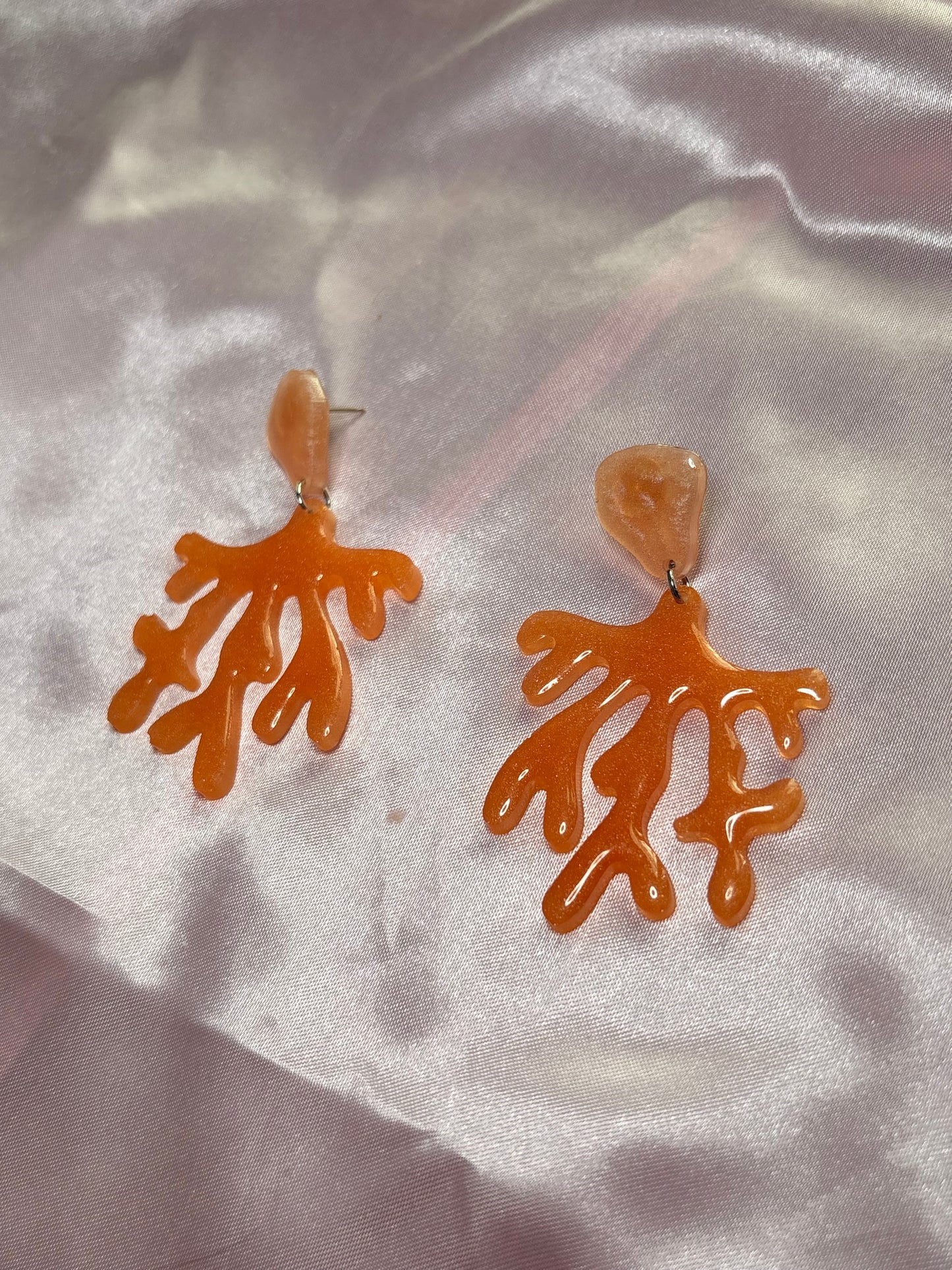 Gnarley bro! - Handmade Coral Reef Earrings