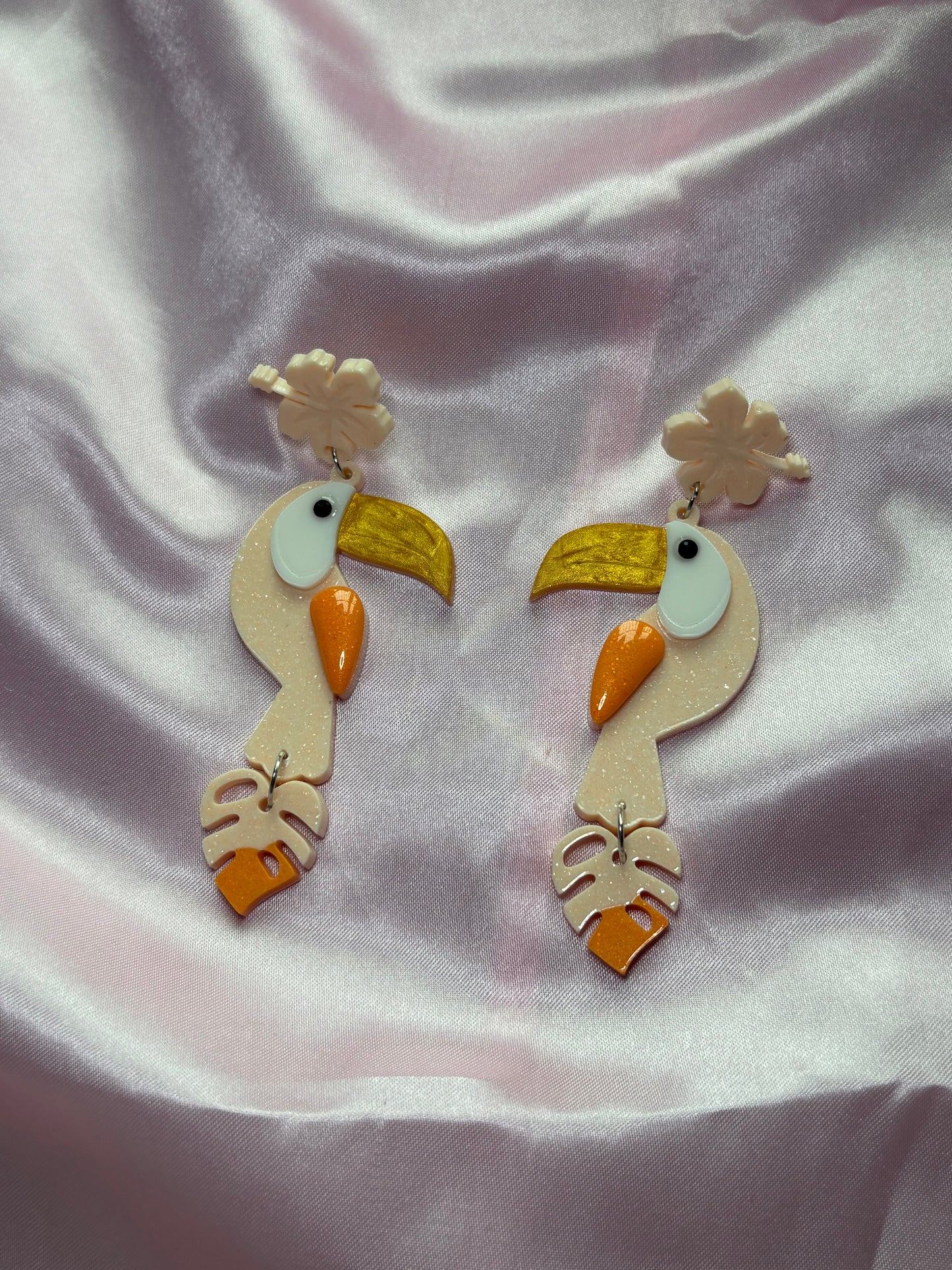 Toucan Play At That Game - Handmade Toucan Earrings