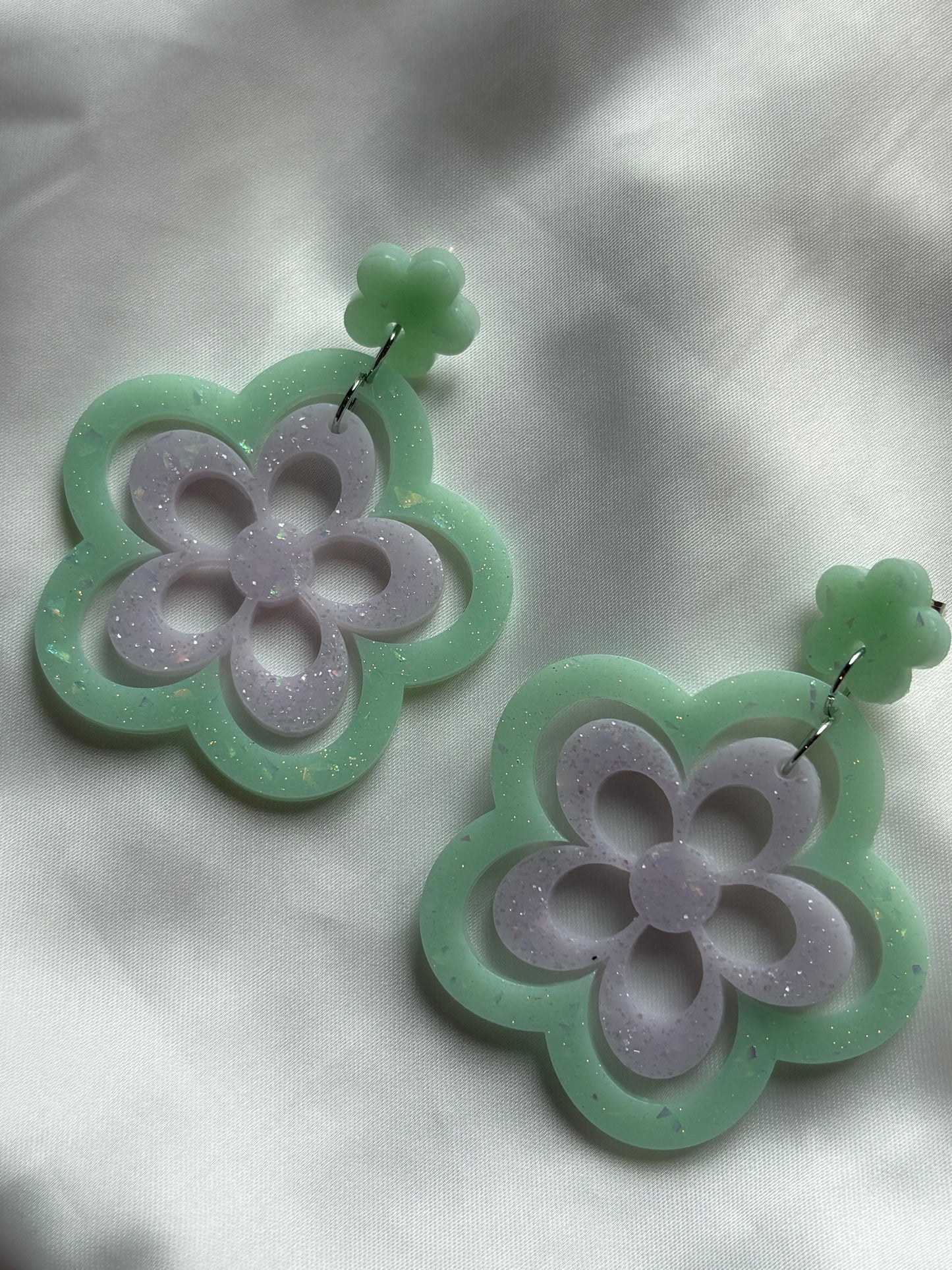 Flower Power - Handmade Flower Earrings