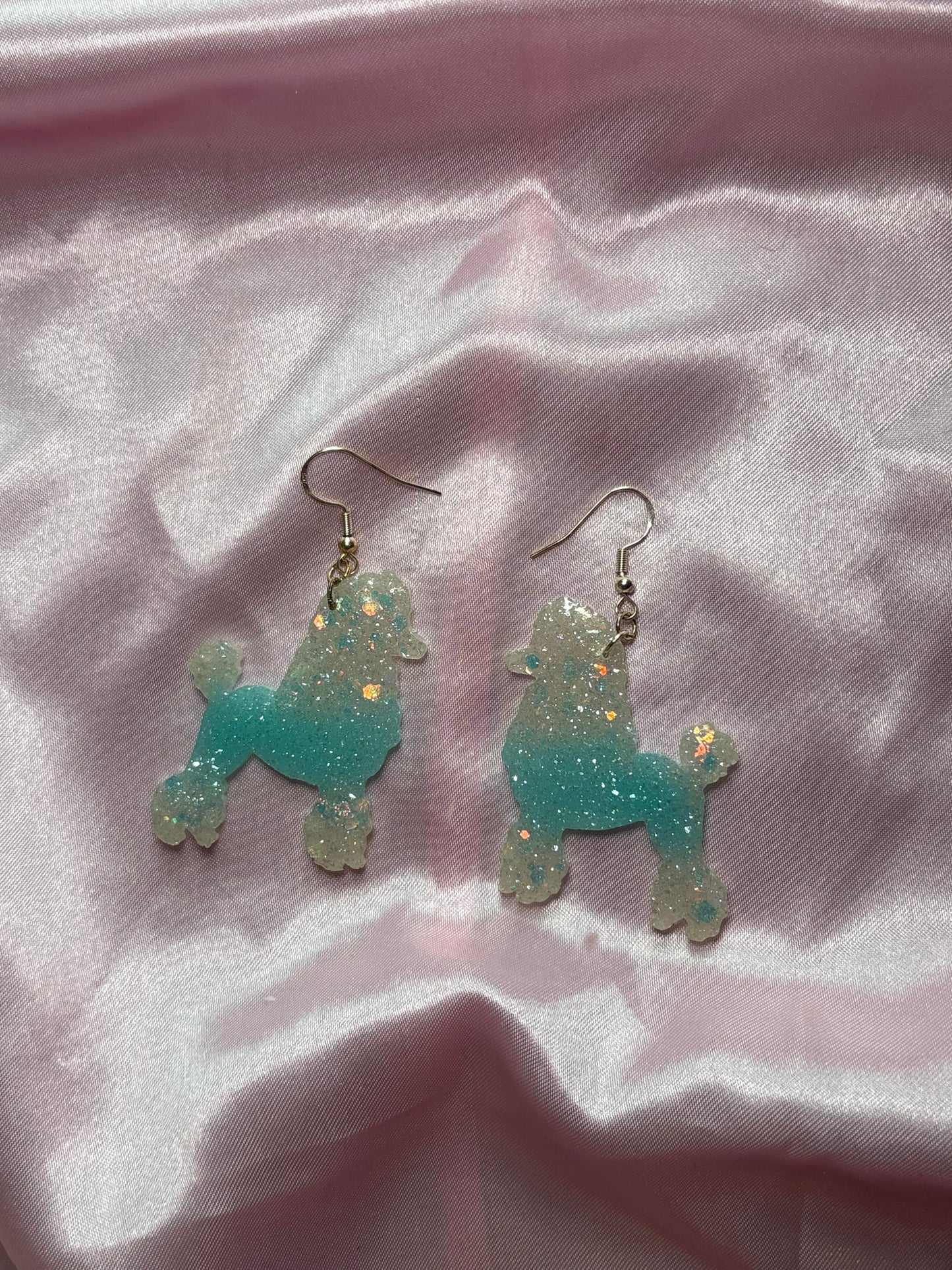 Penelope the Poodle - Handmade Poodle Earrings
