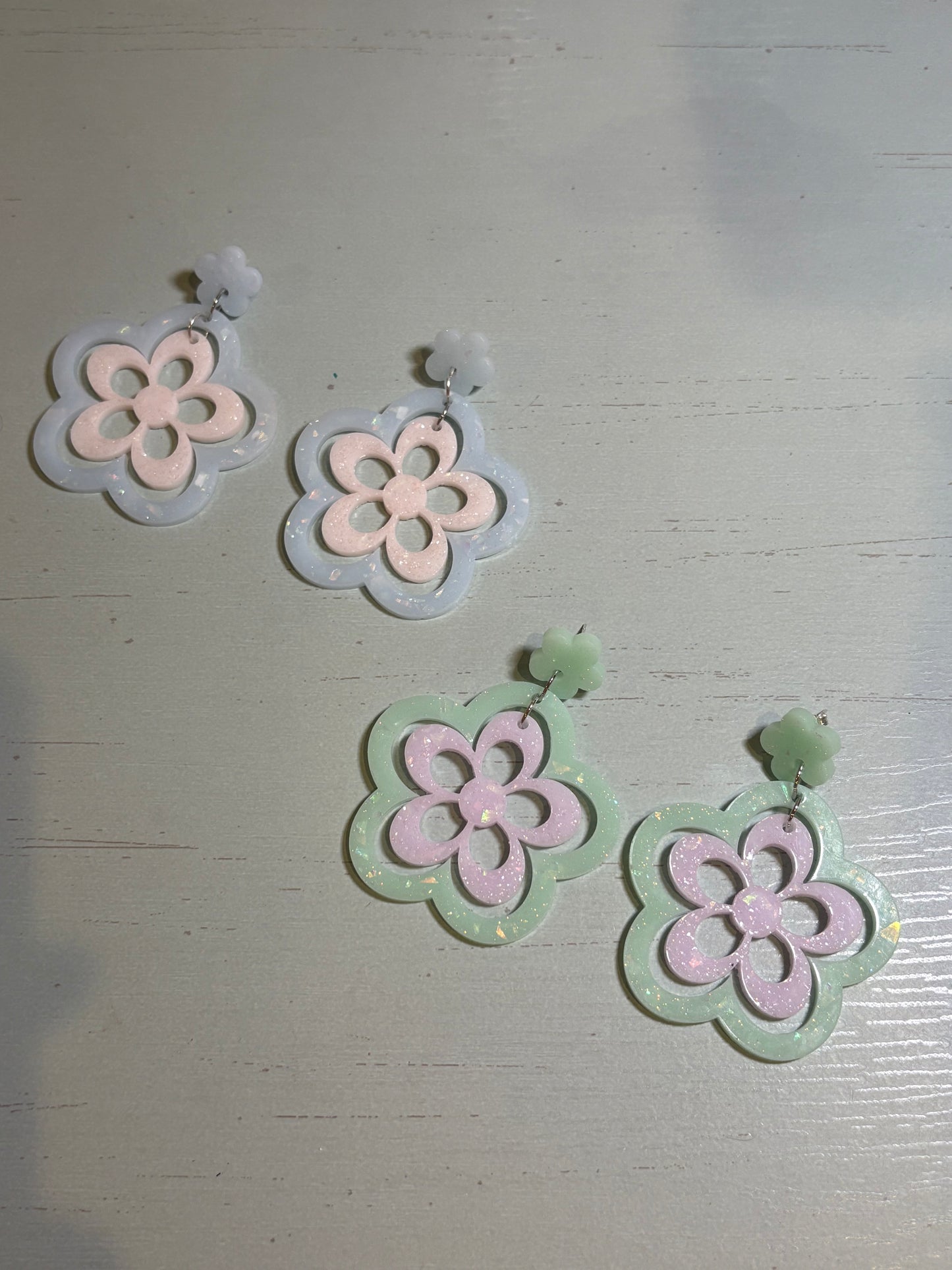 Flower Power - Handmade Flower Earrings