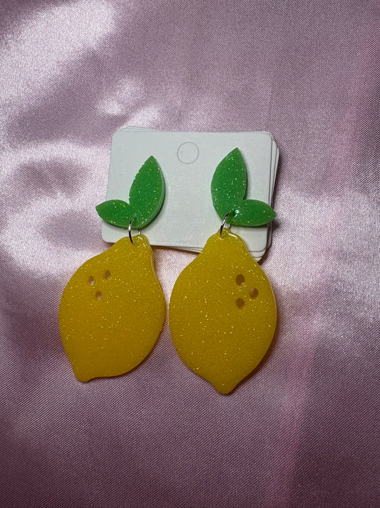 Lemon Squeezy - Handmade Lemon Earrings