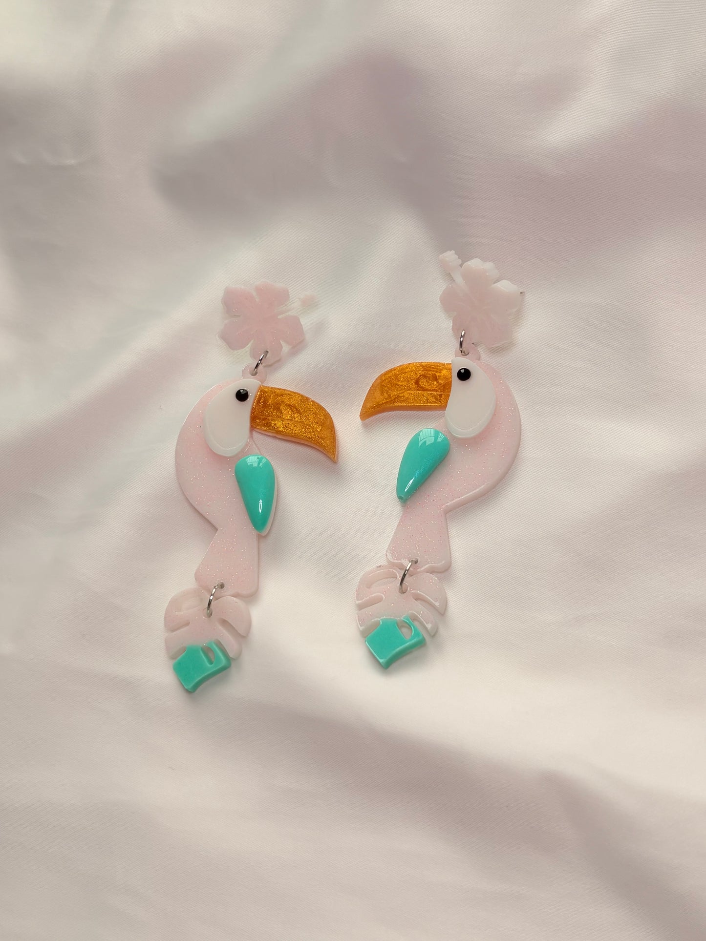 Toucan Play At That Game - Handmade Toucan Earrings