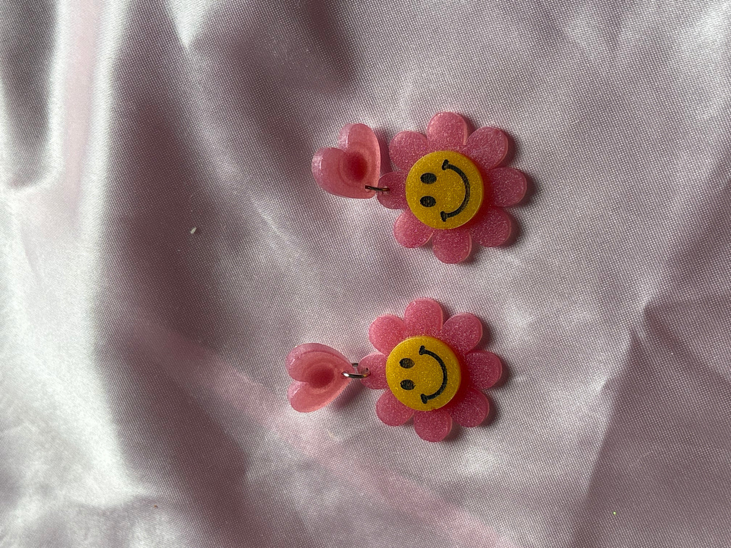 Dopamine Hit - Handmade Smiley Flower Earrings