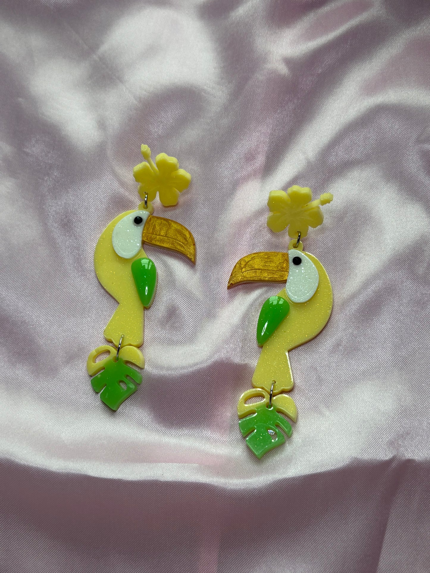 Toucan Play At That Game - Handmade Toucan Earrings