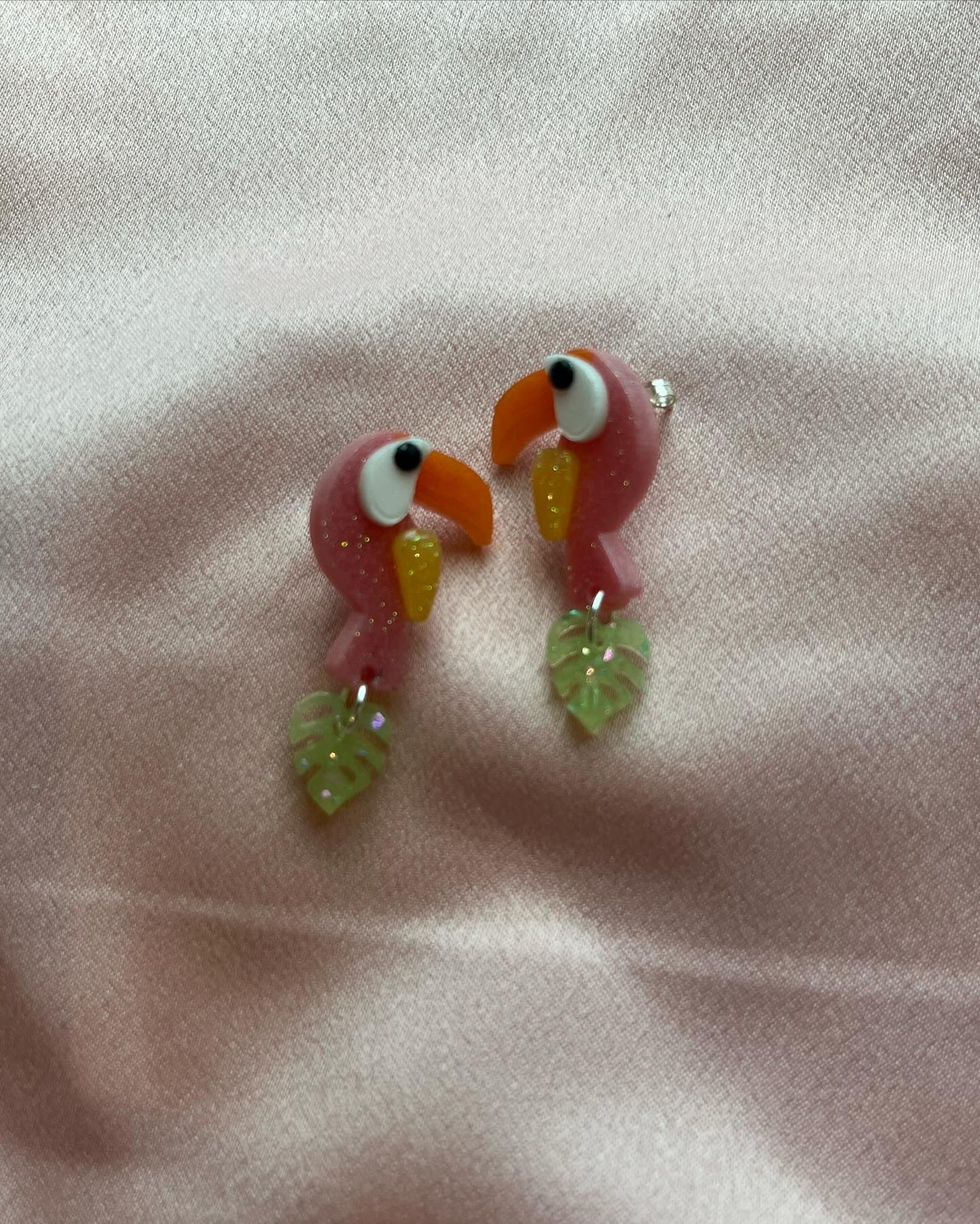 Toucan Play At That Game - Handmade Toucan Earrings