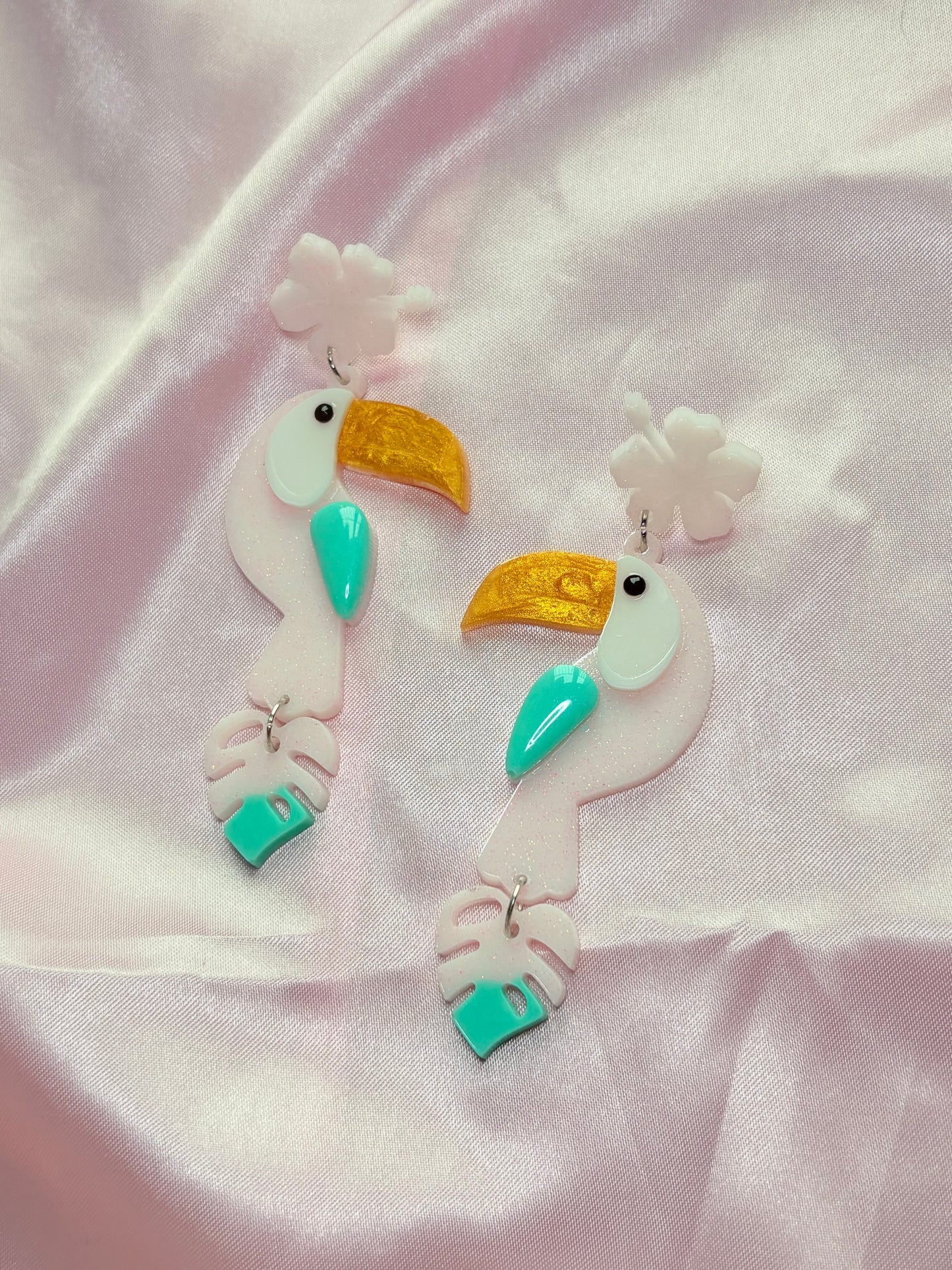 Toucan Play At That Game - Handmade Toucan Earrings