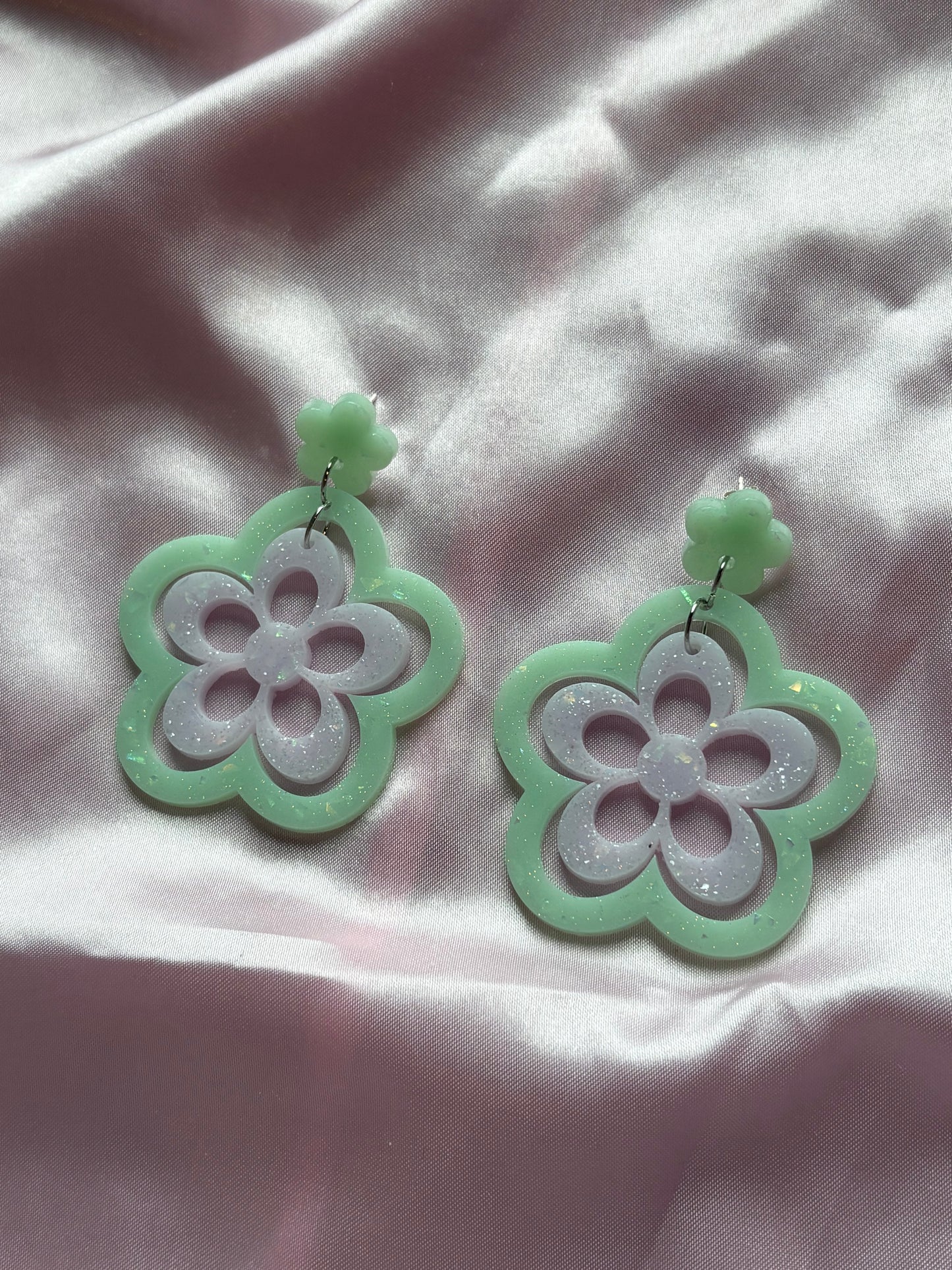 Flower Power - Handmade Flower Earrings