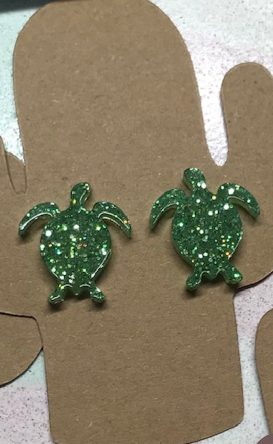 Slow & Steady – Turtle Earrings