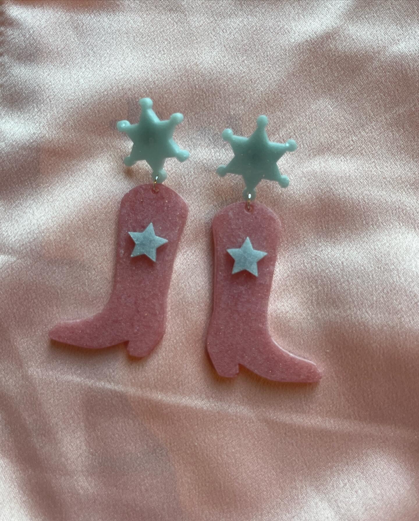 Yee-Haw - Handmade Cowboy Boot Earrings
