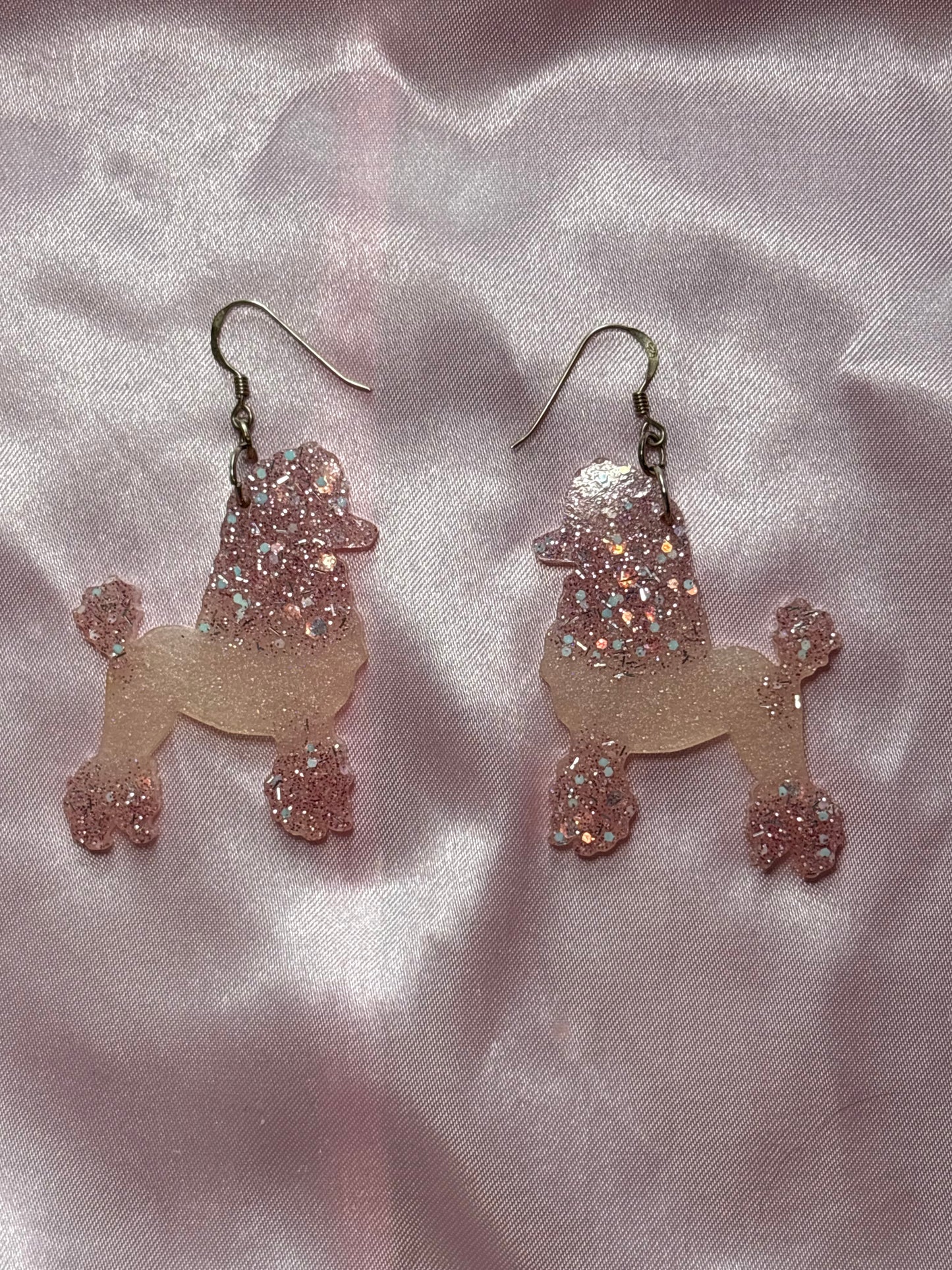 Penelope the Poodle - Handmade Poodle Earrings