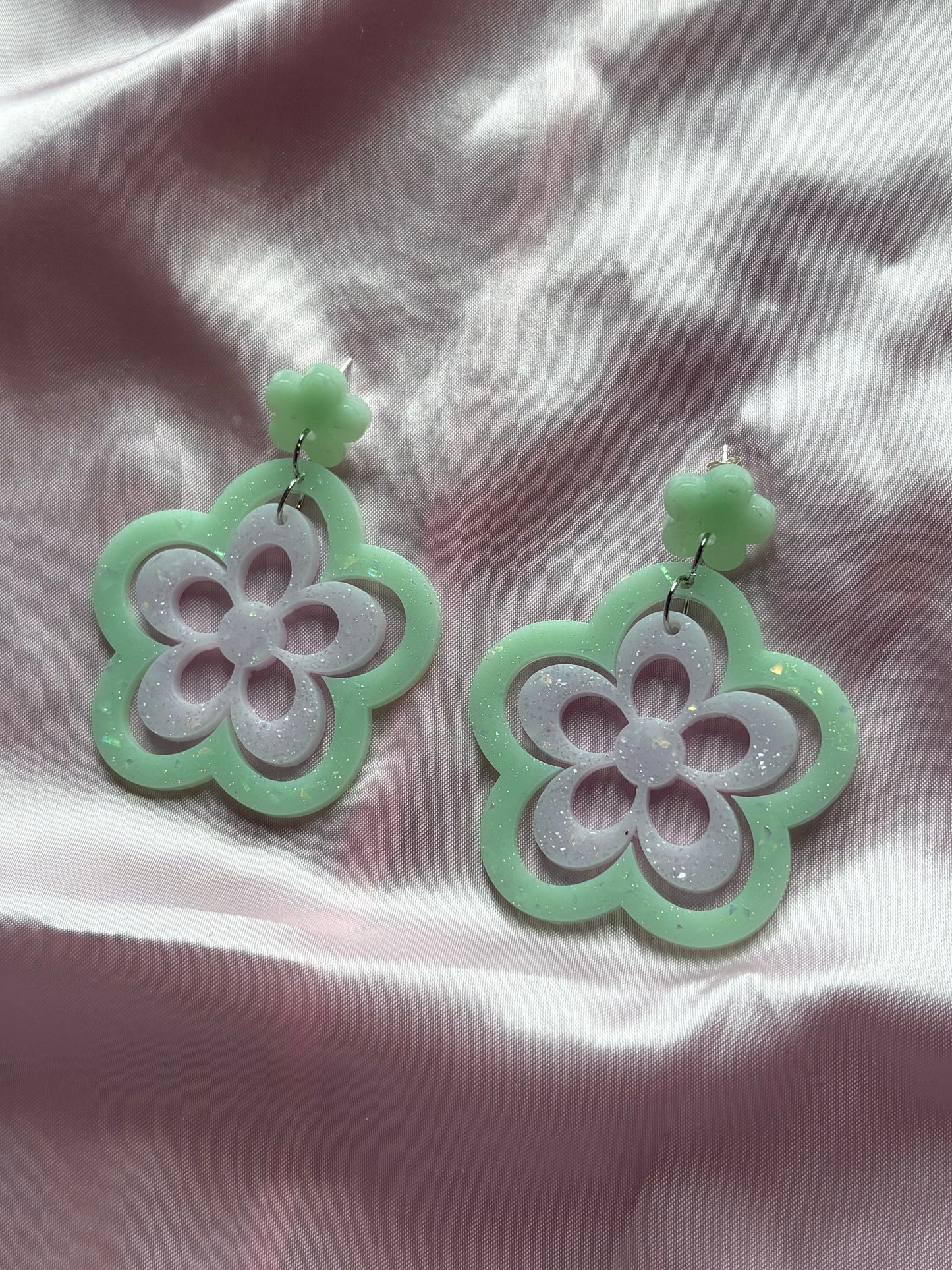 Flower Power - Handmade Flower Earrings