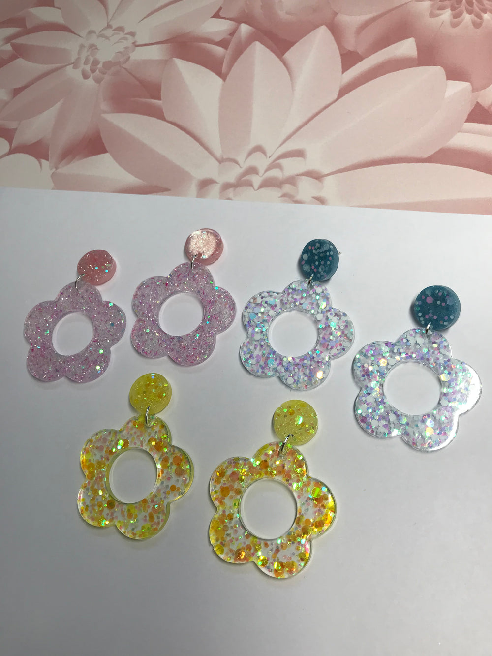 Blooming Gorgeous - Handmade Retro Flower Earrings