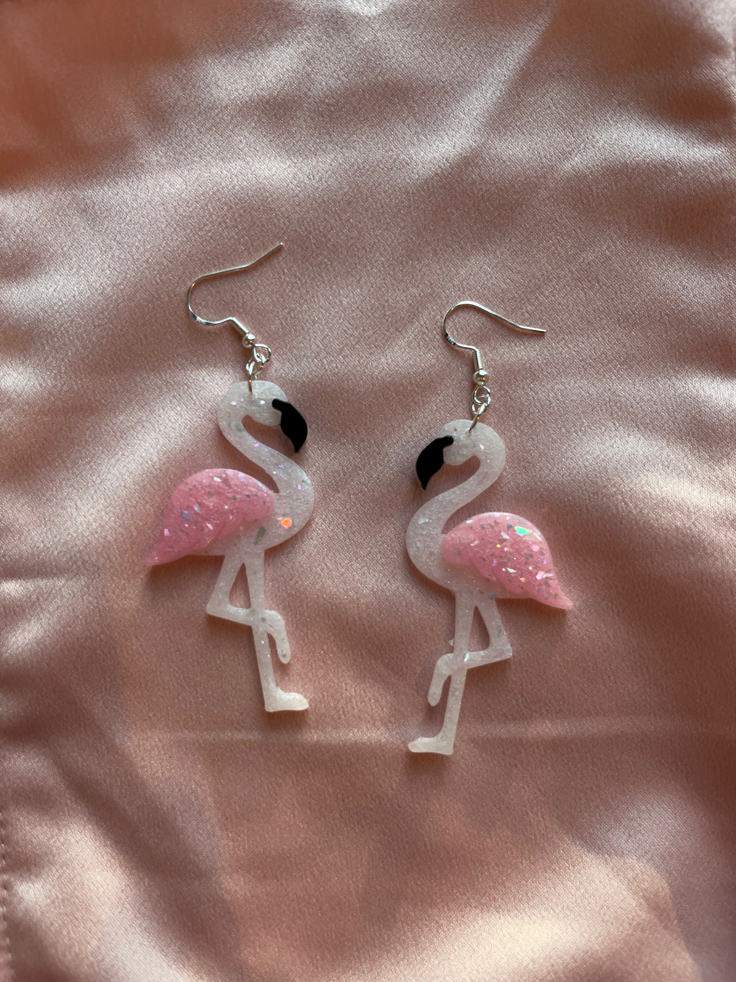 You flamin-GO Gurl! - Handmade Flamingo Earrings