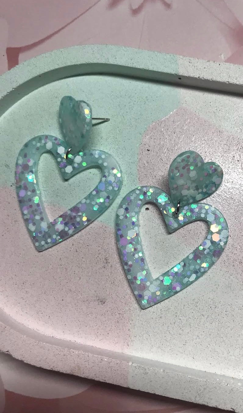 Sweet Heart - Handmade Heart Earrings
