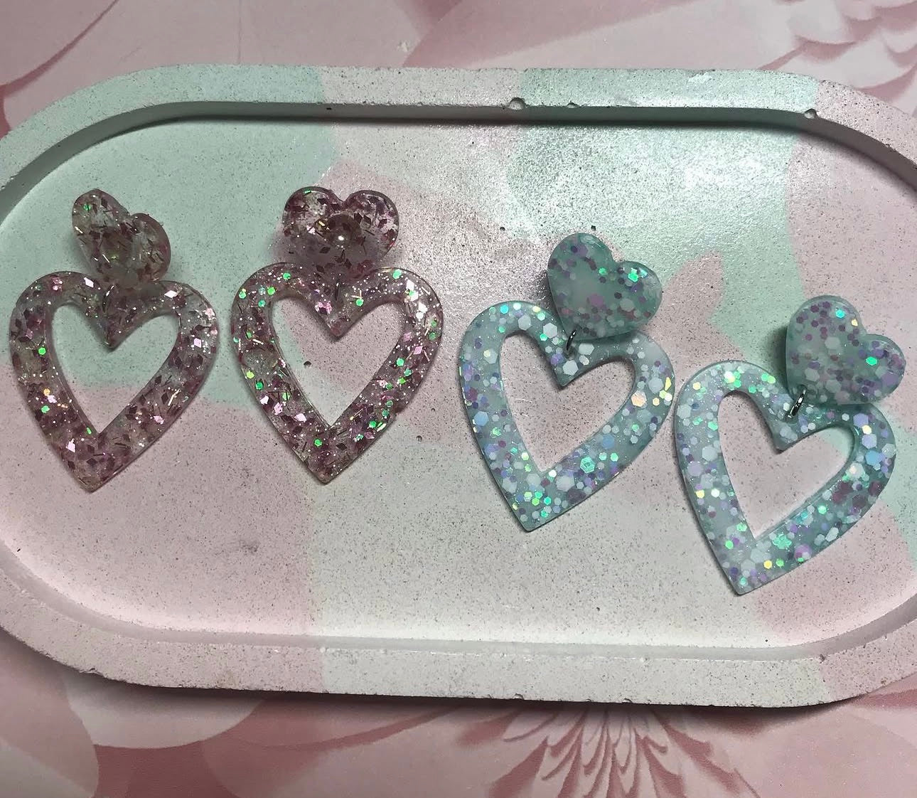 Sweet Heart - Handmade Heart Earrings