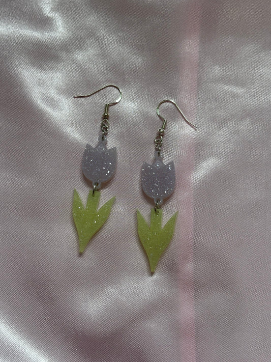 Bloomin’ell - Handmade Tulip Flower Earrings