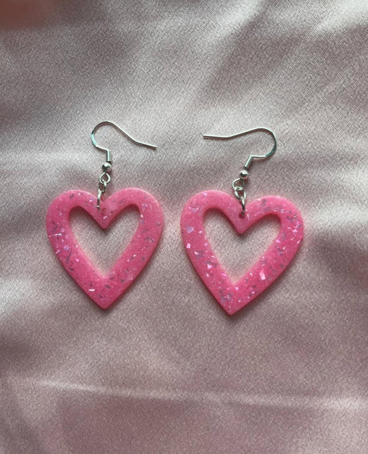 Sweet Heart - Handmade Heart Earrings
